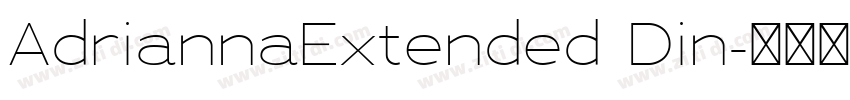 AdriannaExtended Din字体转换 AdriannaExtended Din字体转换